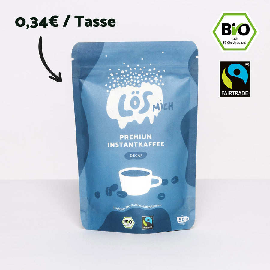 Premium Instantkaffee Decaf